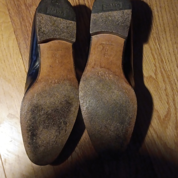 BALLy  SLIP ON LOAFERS   DRESS SHOES  WITH TASSELS  BLACK LEATHER  SIZE 8 - Picture 6 of 14